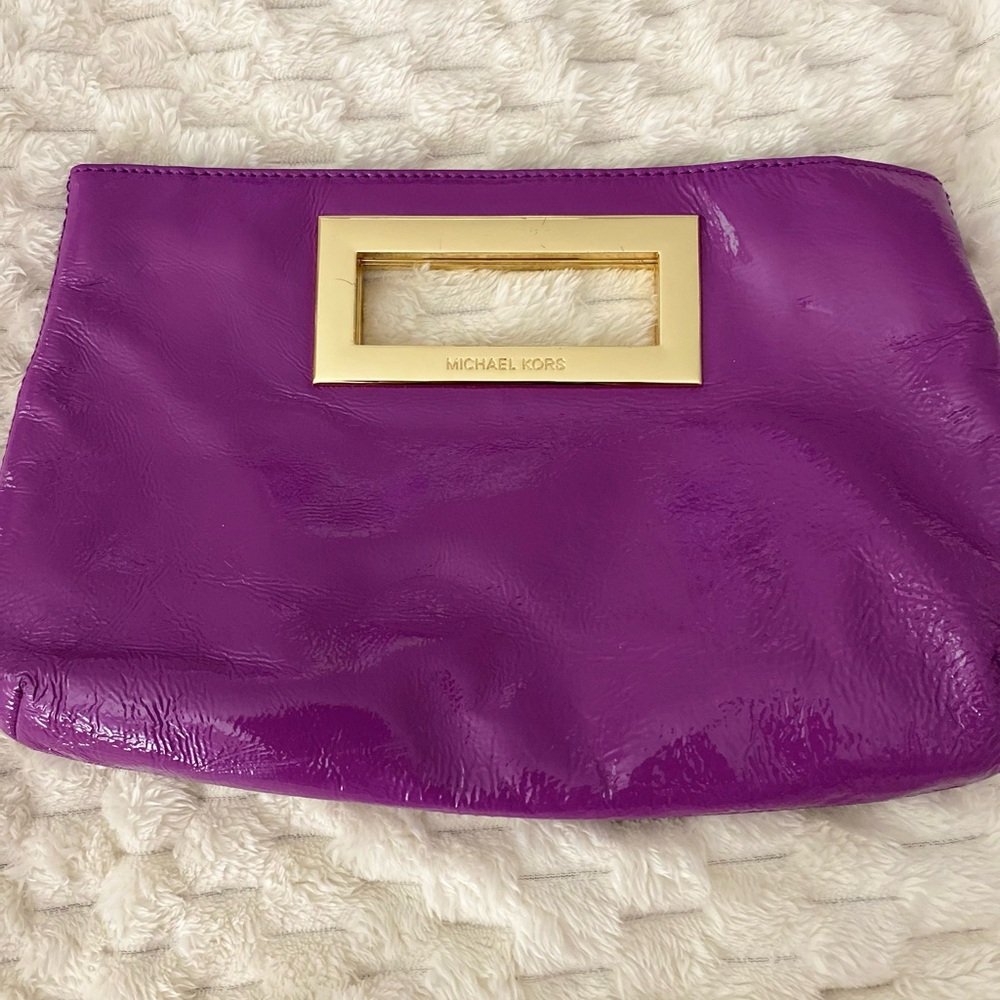 Purple Michael Kors purse